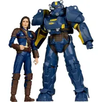 Mcfarlane Toys T-60 Vault Tec &amp; Sole Survivor Figur 18 Cm