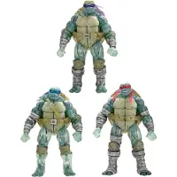 NECA Teenage Mutant Ninja Turtles Ronin De 3 Sista Ghost Brothers Actionfigurerna 18 Cm