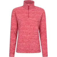 Mountain Warehouse Womens/Ladies Snowdon Melange Fleece Top (Röd)