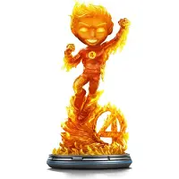 Iron Studios Fantastiskt 4 Human Torch Mini Co Pvc-figur 21 Cm