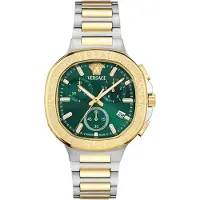 Versace SP Klocka - - Greca Time VEVCA0624 - Kvarts Schweizisk - 41 mm - Svart/Guld