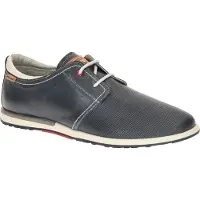 Pikolinos för män. M8W-6429 Saler läderskor marinblå (40), Hud, Karta, 1 till 3 cm, Nyckelband, Casual, Klassisk, Marino