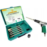 Jonnesway JA.PNEUMATIC HAMMER WITH SET OF CHISELS 8 pcs. 6832HK