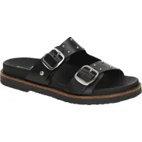 Pikolinos för kvinnor. W7Z-0939 Aitana Lädersandaler svart (38), Hud, 1 till 3 cm, Ingen, Casual