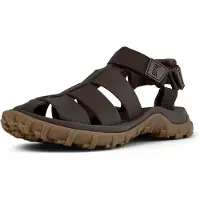 Camper för män. K101090-002 Drift Trail Lädersandaler Brun Sandal (40), Hud, Karta, Kardborreband, Casual