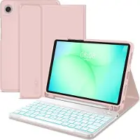 Tech-Protect Samsung Galaxy Tab A9+/A11+ SmartCase Pen Bluetooth tangentbordsfodral - Rosa