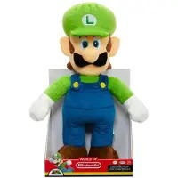 JAKKS Pacific Jumbo Luigi Super Mario Nintendo 50cm Nallebjörn
