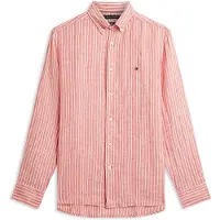 Tommy Hilfiger Regular Fit Bengal Stripe Pure Linen Shirt