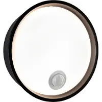 Paulmann Platomo PIR schwarz 94698 Utomhusväggbelysning LED 14.5 W Svart