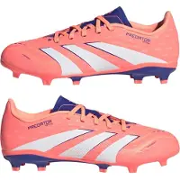 Adidas Predator League Fg/ag Coral Blaze - Orange/vit/beam Orange Barn, storlek 38