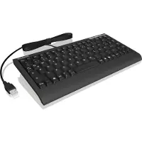 Keysonic ACK-595C+ (US) Sladd Tangentbord US-engelska, QWERTY Svart PS2-anslutning