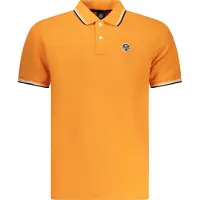 North sails Arancione Bomull Herr Polo