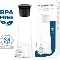 Wessper WES500-BK Szklana karafka na napoje z filtrem