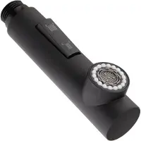INF Uttagbar kökskran med spruta Black