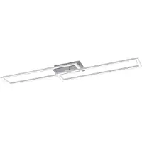 Leuchtendirekt LED taklampa Iven, dimbar, Aluminium / grå / zink, Vardagsrum / matsal, Aluminium / grå / zink, Modern, LED-taklampa