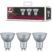 Paulmann 28430 LED-lamp EEK G (A - G) GU10 6.5 W Varmvit (Ø x H) 51 mm x 54 mm 3 st
