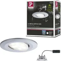 Paulmann 999.28, Nedtryckbar spotlight, 1 lampor, LED, 530 LM, Krom