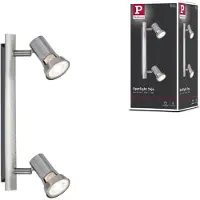 Paulmann 666.99, Skena för spotlight, GU10, Nickel