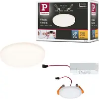Paulmann 92387 EB Panel Veluna VariFit LED-inbyggnadsbelysning LED LED fast installerad 4.50 W Satin