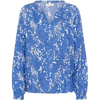 Cream Blus 'CRTiah' azur