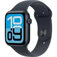Apple Watch SE 3 GPS + Cellular - 44mm - Midnatts Aluminiumhölje - Midnatts Sportband - M/L