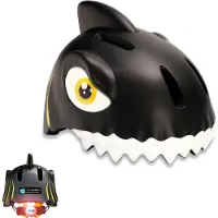 Crazy Safety Shark, Cykelhjälm, Junior, Svart