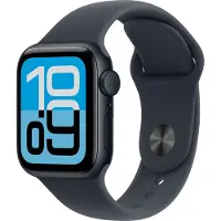 Apple Watch SE 3 40mm Mörkblå (Mörkblå Gummirem M/L)