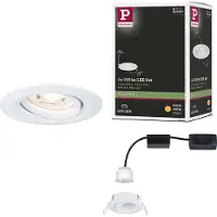 Paulmann 94292 EBL Nova mini Coin LED-inbyggnadsbelysning Lysdiod-modul LED fast installerad 4 W Vit