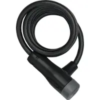 ABUS Spirallås - Star 4508K - 150 cm - Svart - - One Size - Säkerhetsutrustning