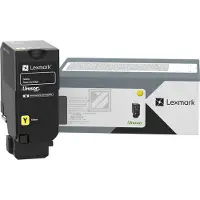 Lexmark 81C2XY0 gul toner extra hög kapacitet (original)