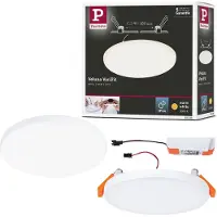 Paulmann 92388 EB Panel Veluna VariFit LED-inbyggnadsbelysning LED LED fast installerad 10 W Satin
