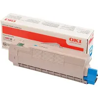 OKI Tonerkassett cyan, 6000 sidor