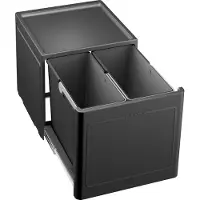 BLANCO SELECT BOTTON Pro 45/2 Automatic, Svart, 408 mm, 750 mm, 350 mm