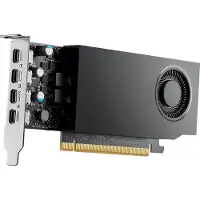 Nvidia RTX - Grafikkort - RTX A1000 - 8 GB GDDR6 - PCIe 4.0 x8 låg profil - 4 x Mini DisplayPort