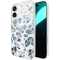Kate spade Protective Gems MagSafe - iPhone 16 Case (Flowerbed Blue)