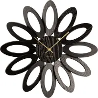 Karlsson Fiore Wood Veneer Black väggklocka KA5891BK