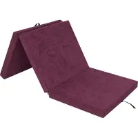 Hobbygarden hopfällbar madrass SKLADANY BEN - XL - bordeaux