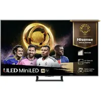 Hisense Mini-LED 4K TV - - 55E8Q - 144Hz Spelläget PRO - Inbyggd subwoofer - WiFi 6E