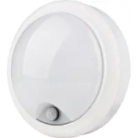 Philips Väggfäste, Ytmonterad, Rund, 1 lampor, 4000 K, IP54, Vit