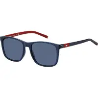 Tommy Hilfiger Solglasögon 'TH 2120' blå / röd / vit