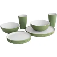 Outwell Gala 2 Person Dinner Set Shadow Green