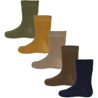 Minymo Strumpor - 5-pack - Multi - Torkad Herbs - - 23/26 - Strumpor