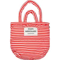 Mads nørgaard Shoppingväska - Light Ripstop-kudde - Fiery Red/Va - - One Size - Väska