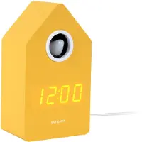 Karlsson väckarklocka Cuckoo LED mango yellow KA6070YE