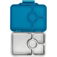 Yumbox Matlåda m. 4 fack - Bento Steel - 798 ml - Normandie Blue - - One Size - Matlåda