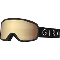 Giro Moxie Flash Goggle, Svart, Kvinna, Sfärisk lins, Polykarbonat, Svart, Guld, Gul