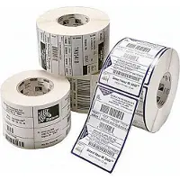 Zebra PolyE 3100T Gloss - Polyetylen (PE) - blank - permanent akrylhäftning - vit - 102 x 76 mm 1890 etikett (er) (1 rulle/rullar x 1890) etiketter