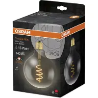 Ledvance OSRAM Vintage 1906 - LED-glödlampa med filament - form: G125 - klar finish - E27 - 4 W (motsvarande 16 W) - klass G - varm komfortbelysning - 1800 K - rök