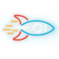 Forever Plexi Rocket Neolia Dekorativ Led-belysning