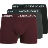 Jack & Jones Boxershorts JACTIMOTHY SOLID TRUNKS X3 man - Flerfärgad - EU L